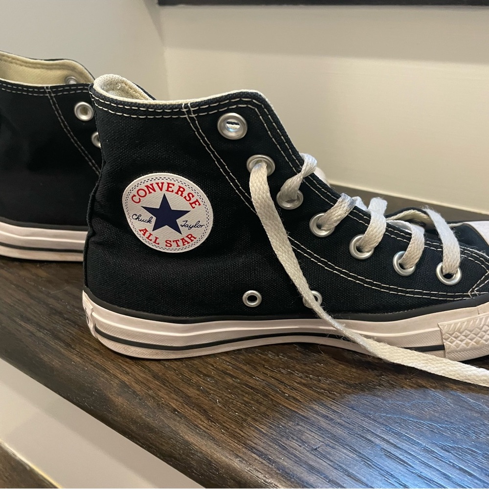 Converse Black and White High-Tops